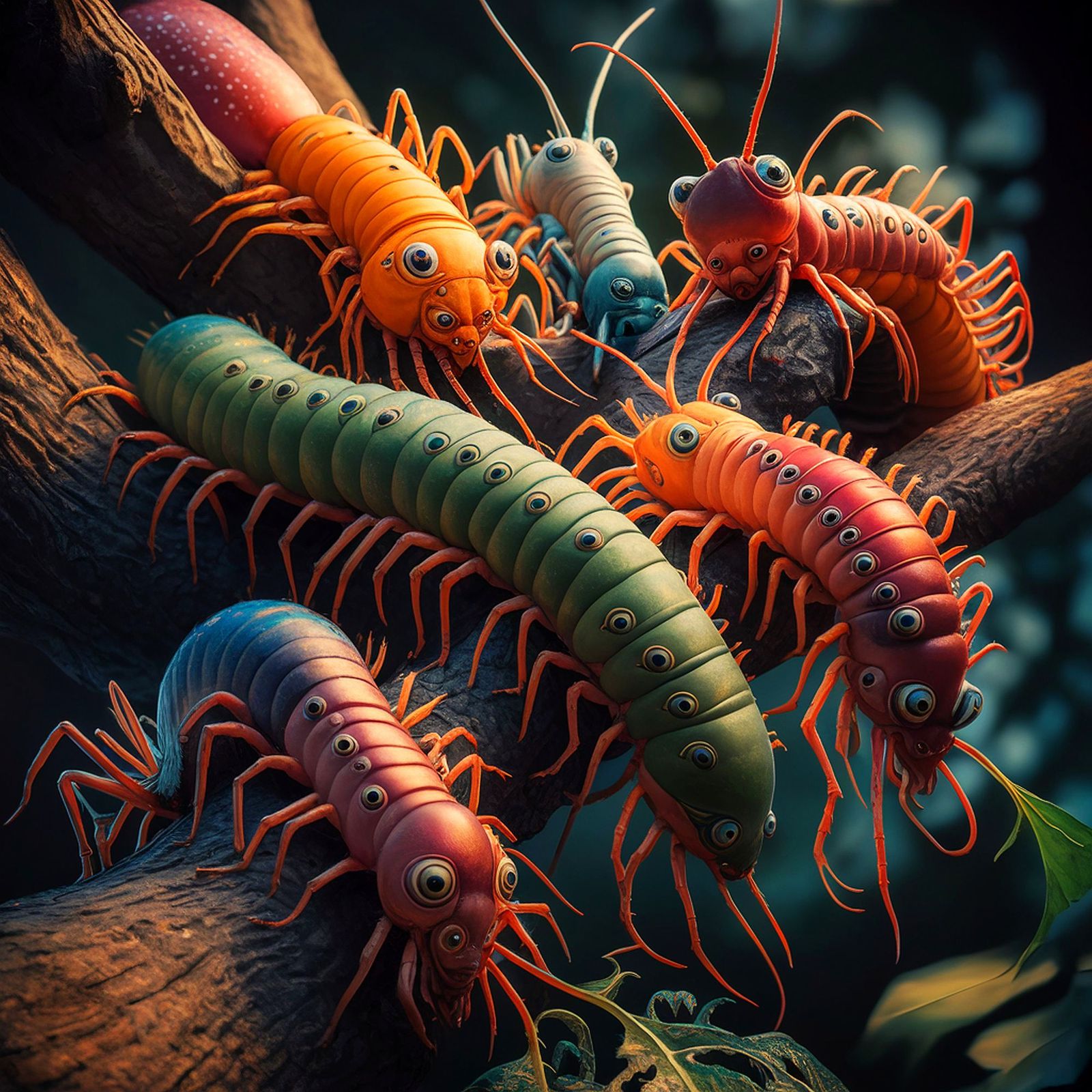 DON'T BE SCARED, WE DON'T BITE WE CRAWLED.