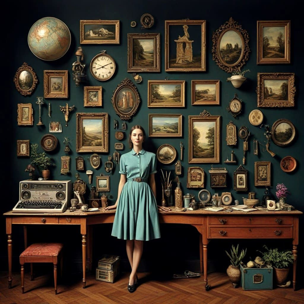 Eccentric Assemblage in Hyperrealistic Style