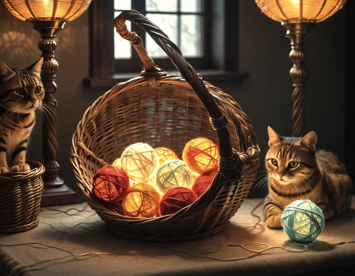 cat lamp  by @undefined