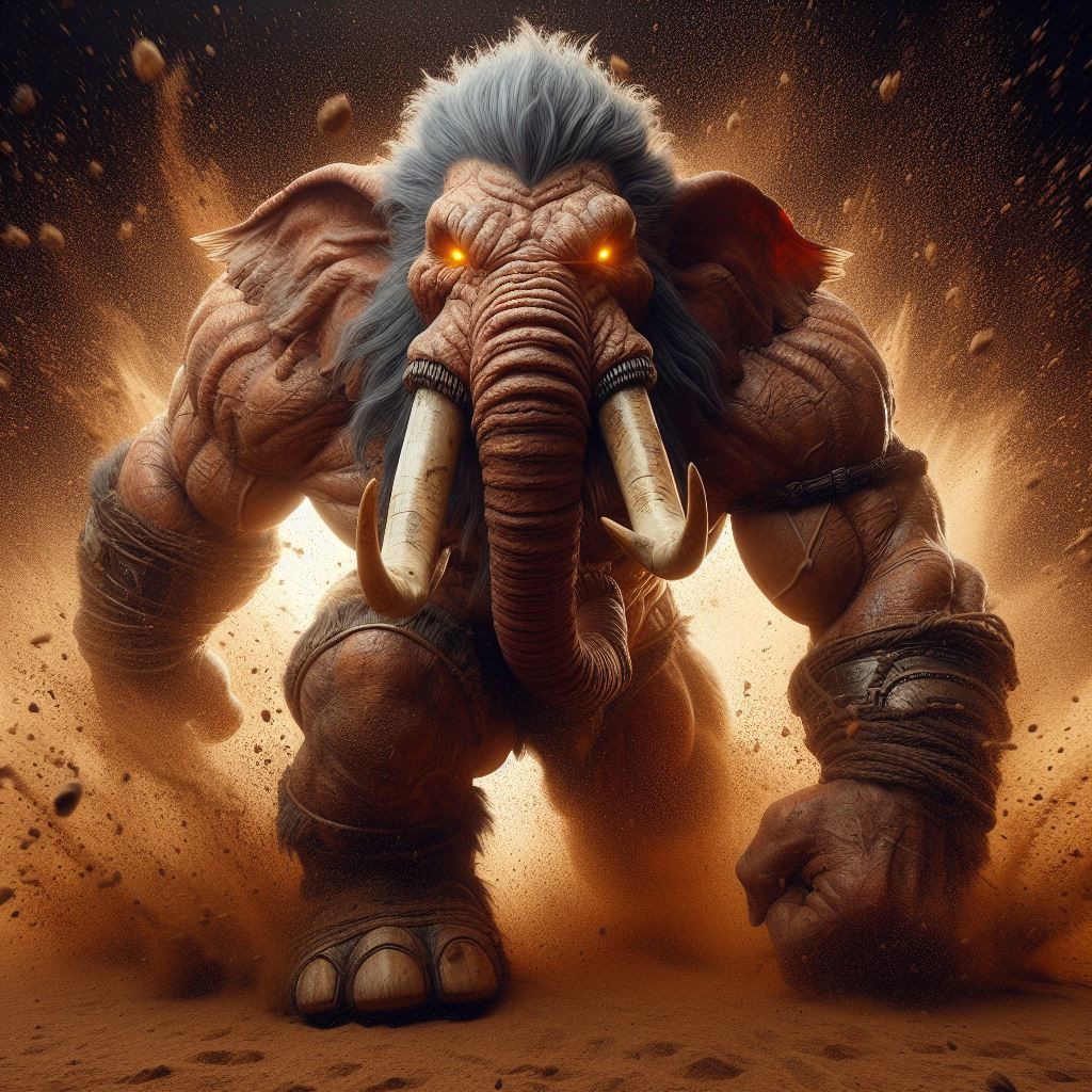 Charging Bull Elephant 2