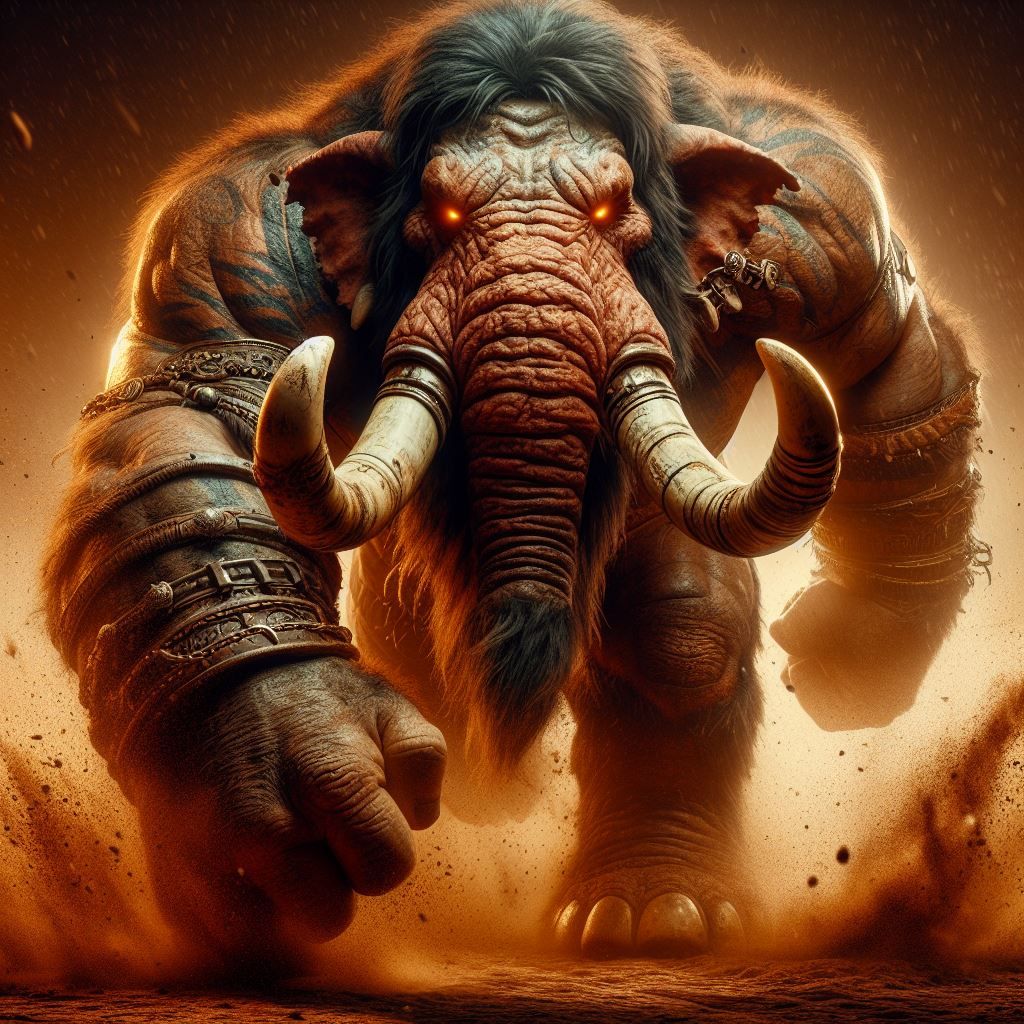 Charging Bull Elephant 1