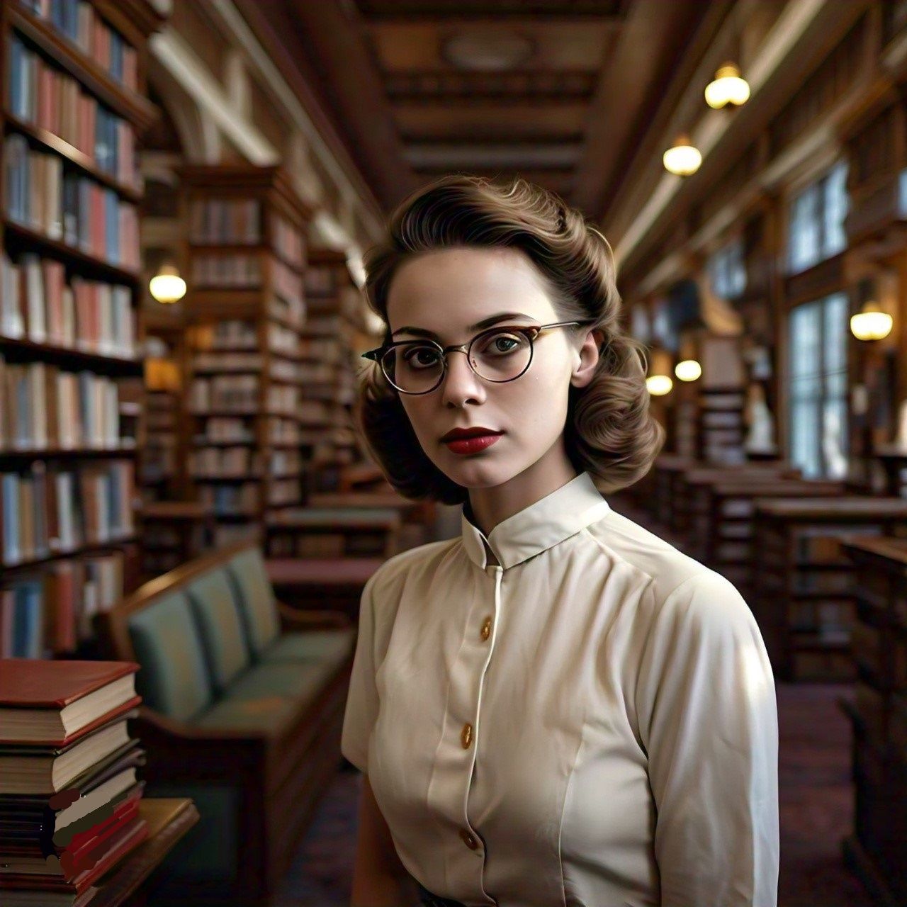 Some may think her plain.