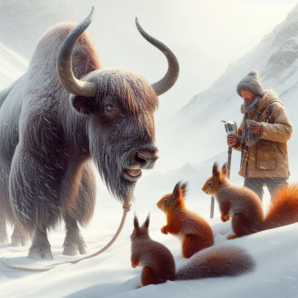 The Squirrel Adventures -  The Yak says as he looks at the s...