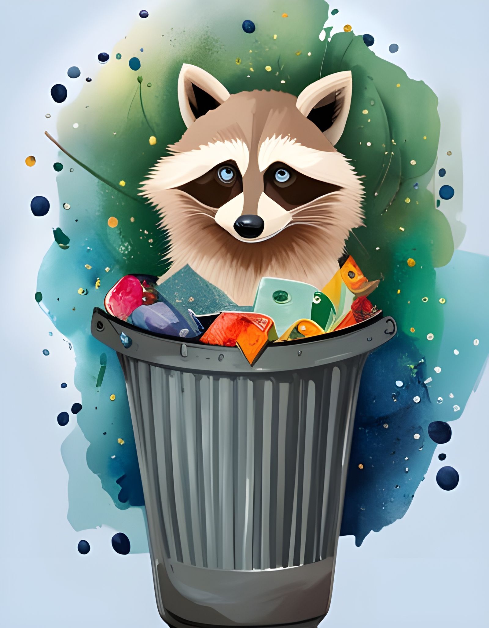 Trash Panda - AI Generated Artwork - NightCafe Creator