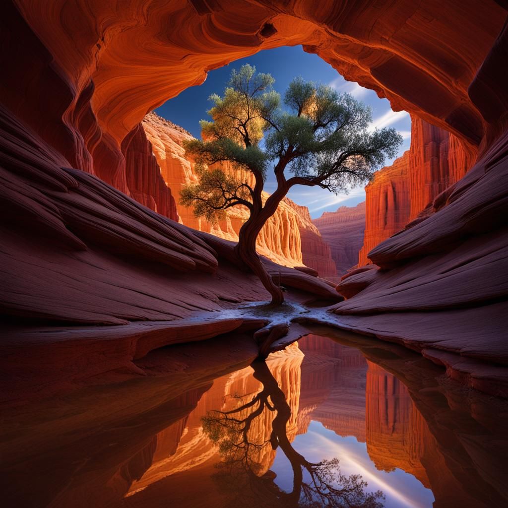 Capitol Reef Tree  by @Brian