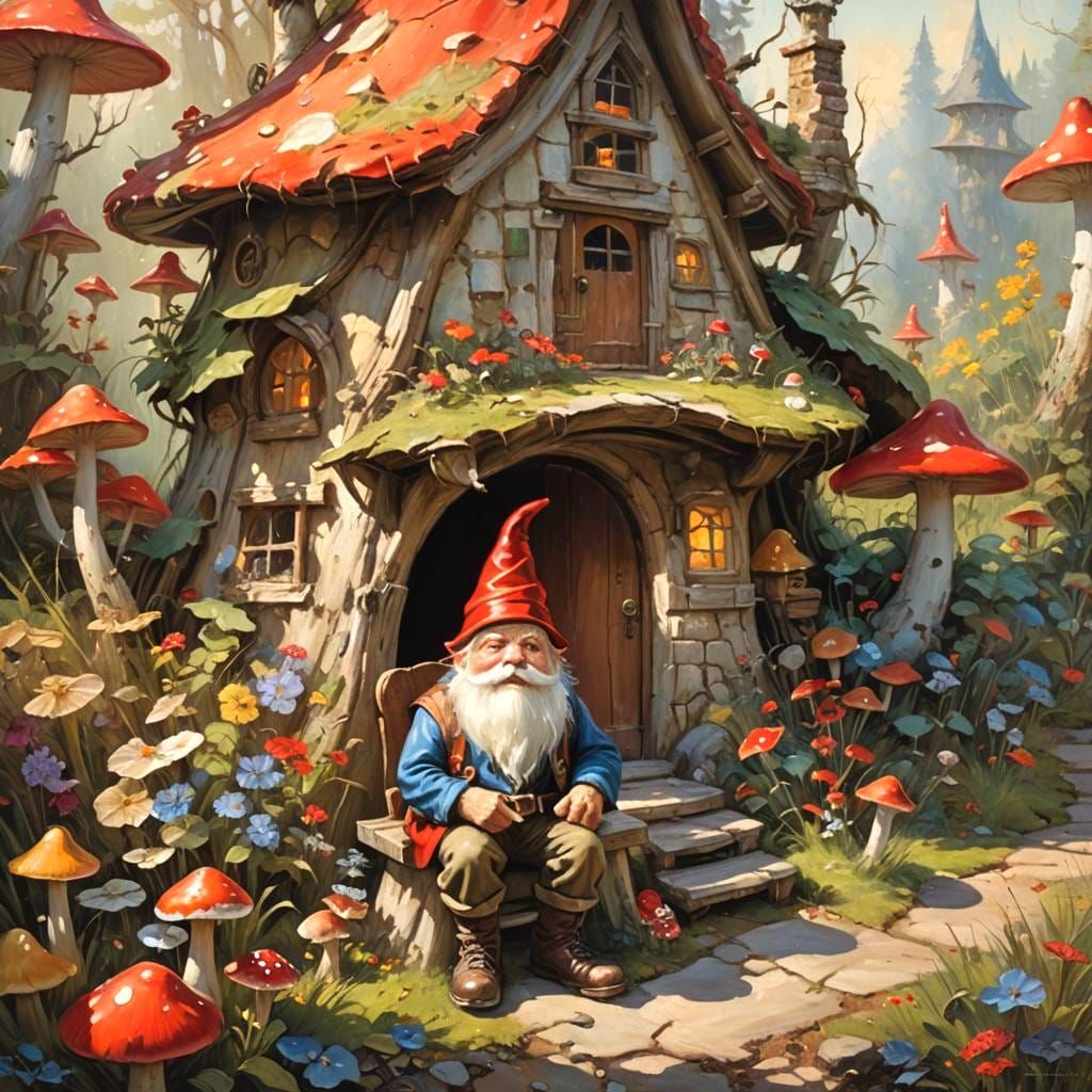 At home