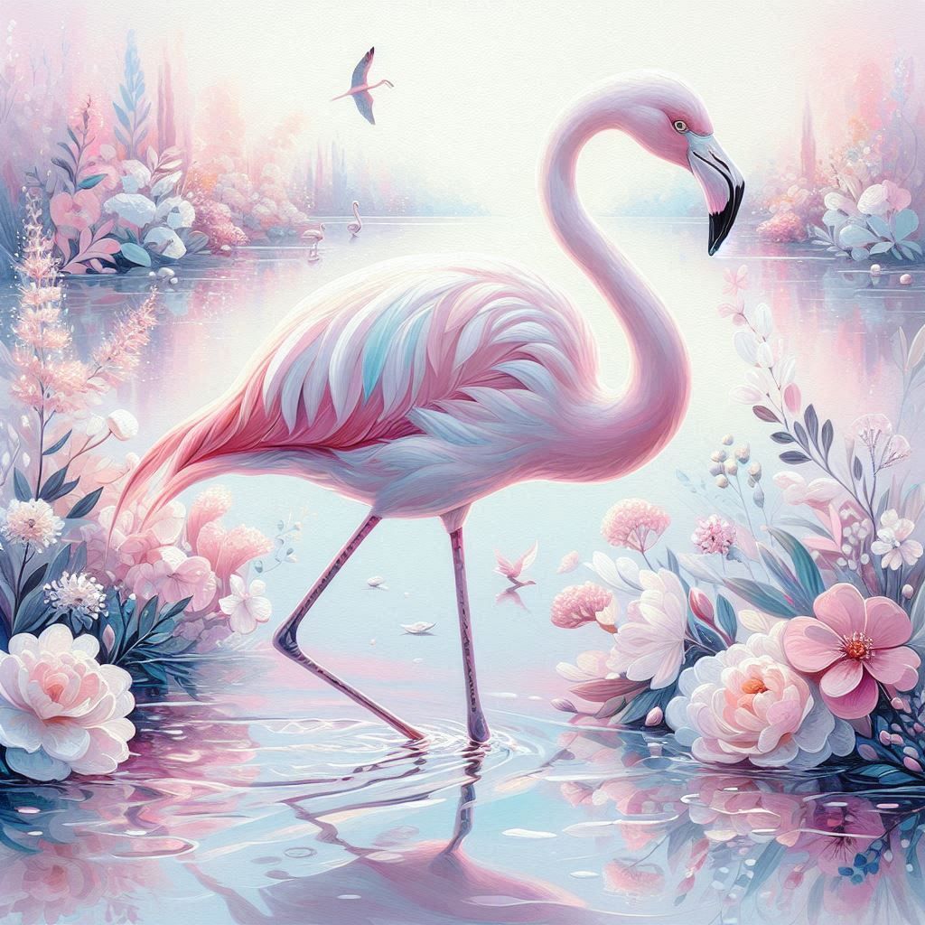 Pretty Pink flamingo