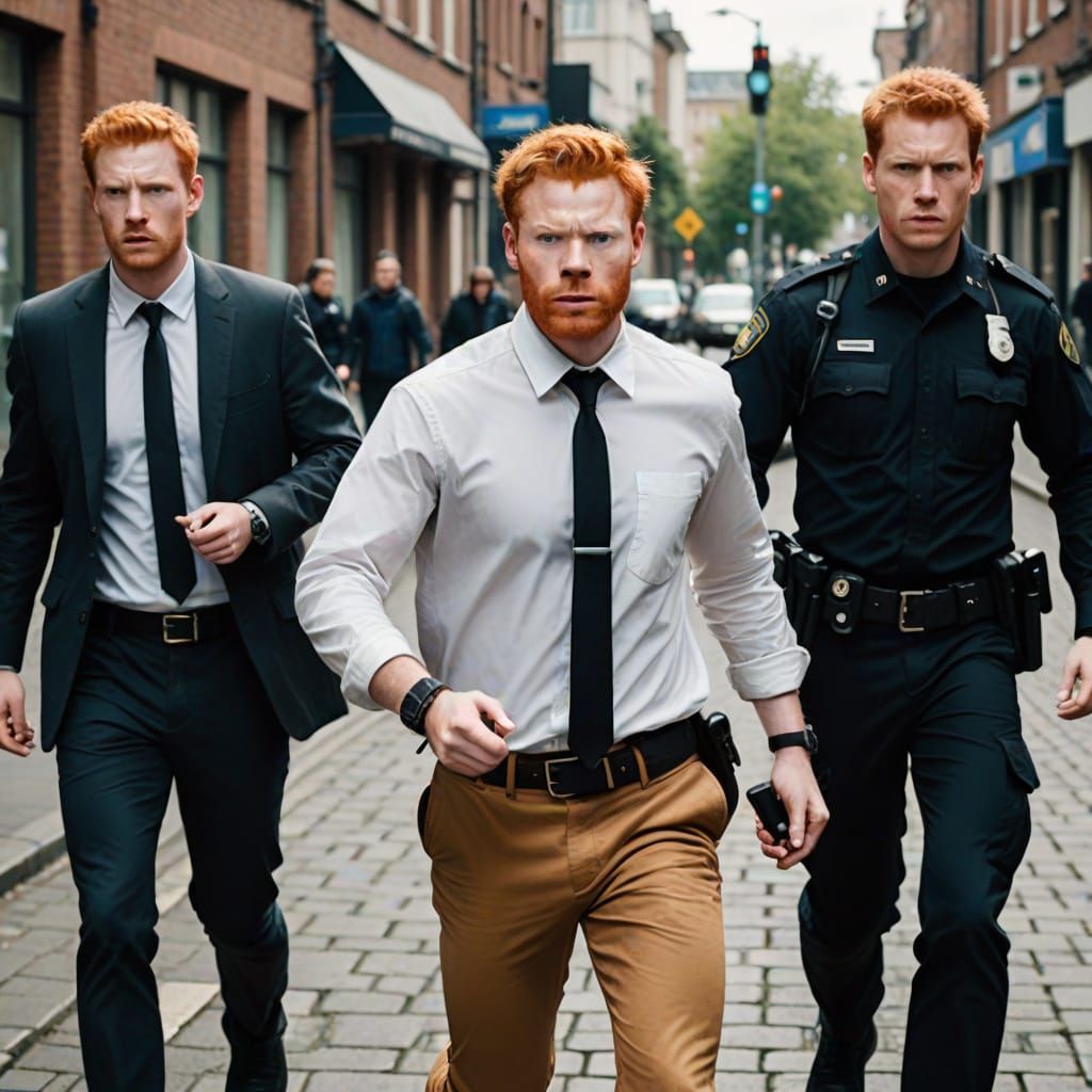 Ginger Man's Escape with Electronic Handcuff