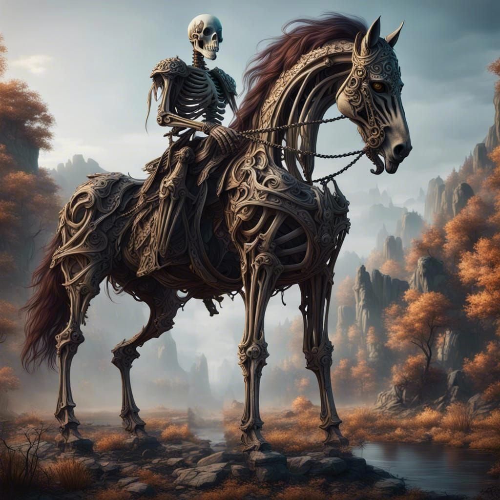 Skeleton warrior  by @Fraggle