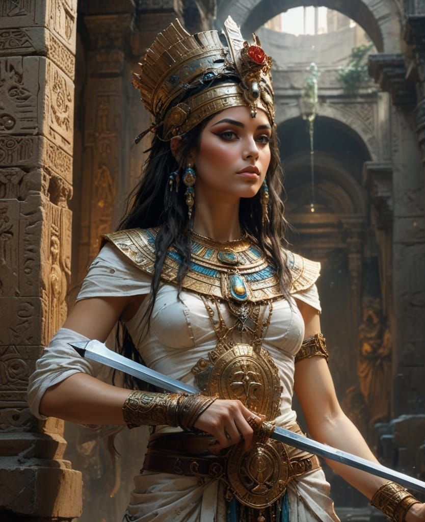 Egyptian Princess 2  by @Superbear