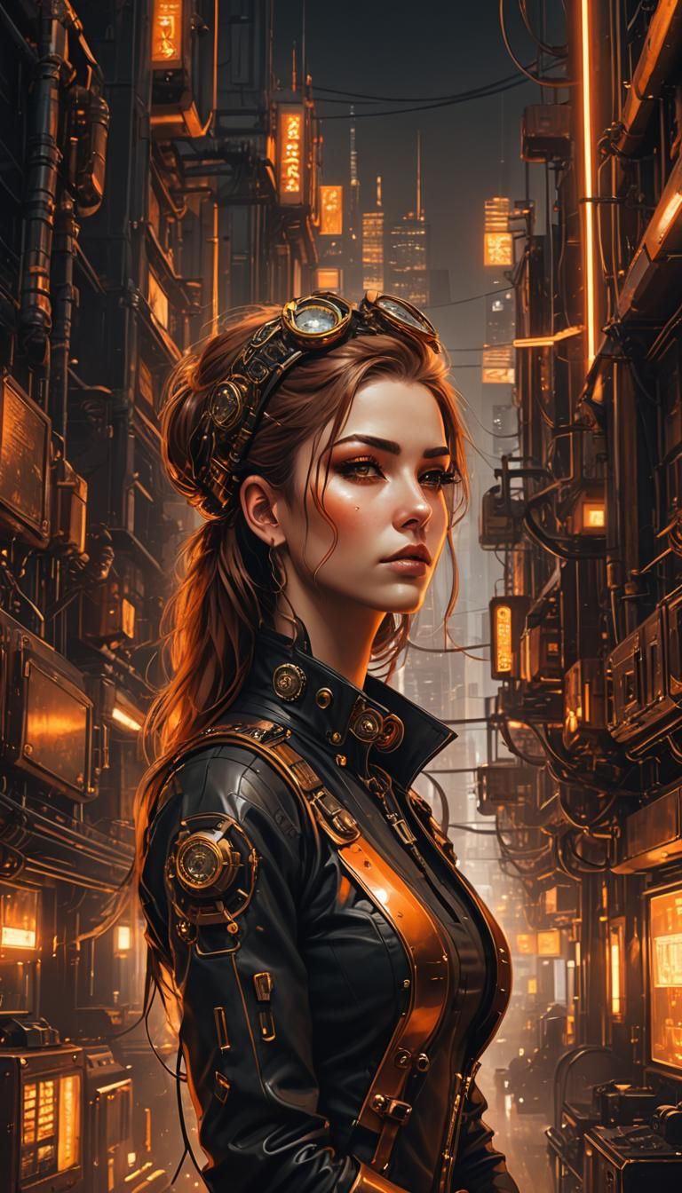 Steampunk city guard - AI Generated Artwork - NightCafe Creator