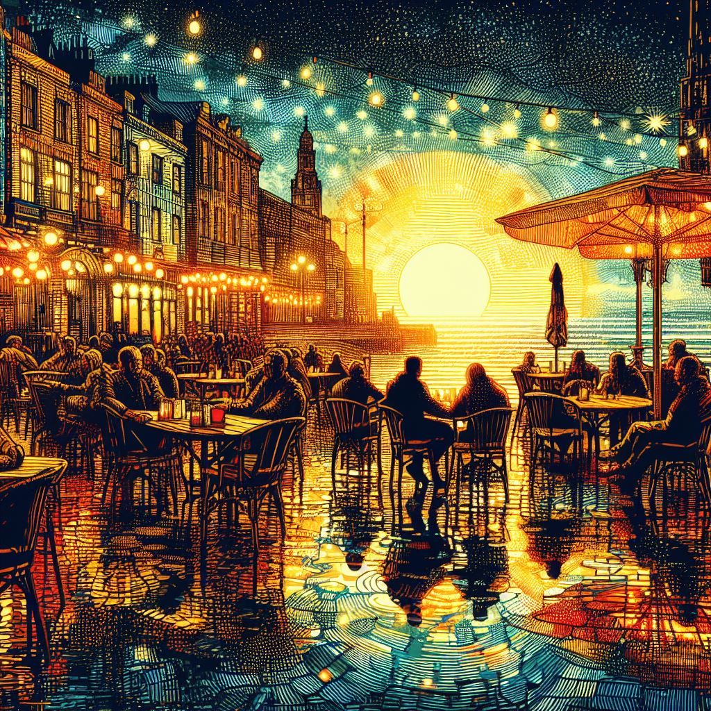 Seaside Cafe Ai Generated Artwork Nightcafe Creator