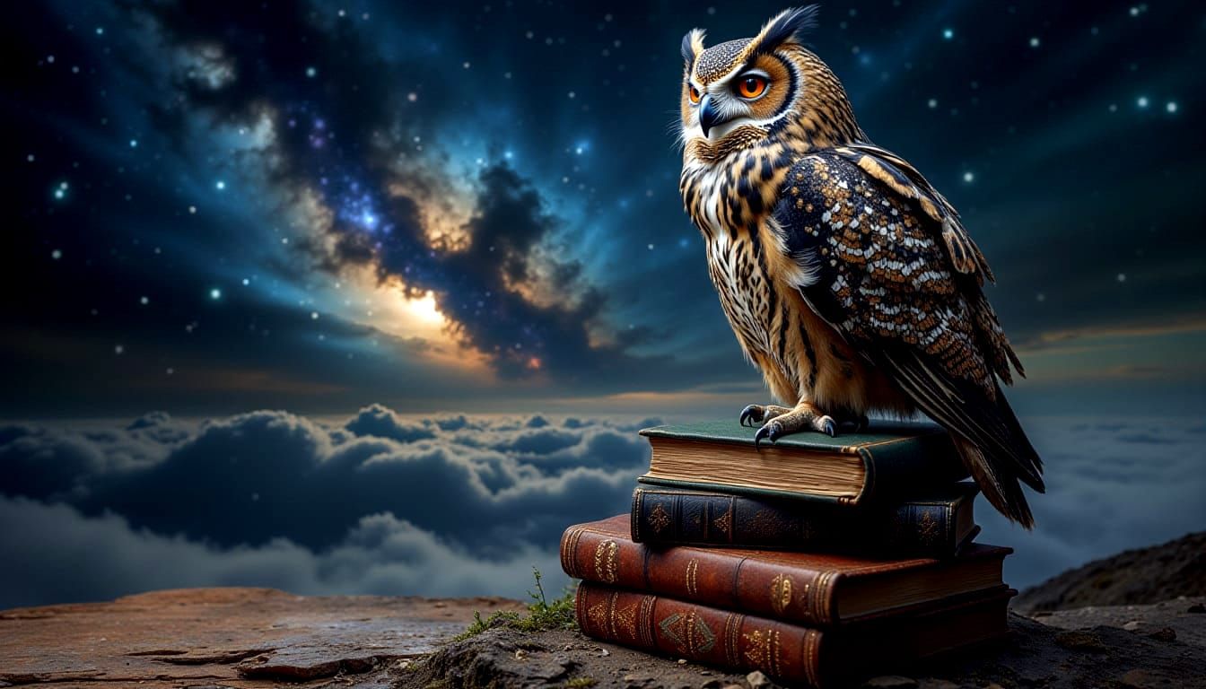 Celestial Owl Reader 🦉✨
