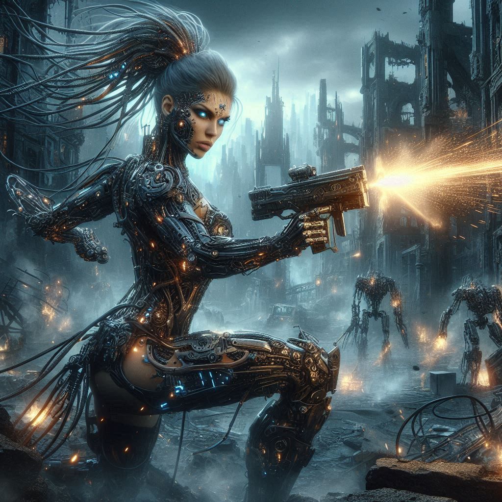 The Last Gorgeous❤️Hybrid Surviror. Futile Battle for Earth 2100.