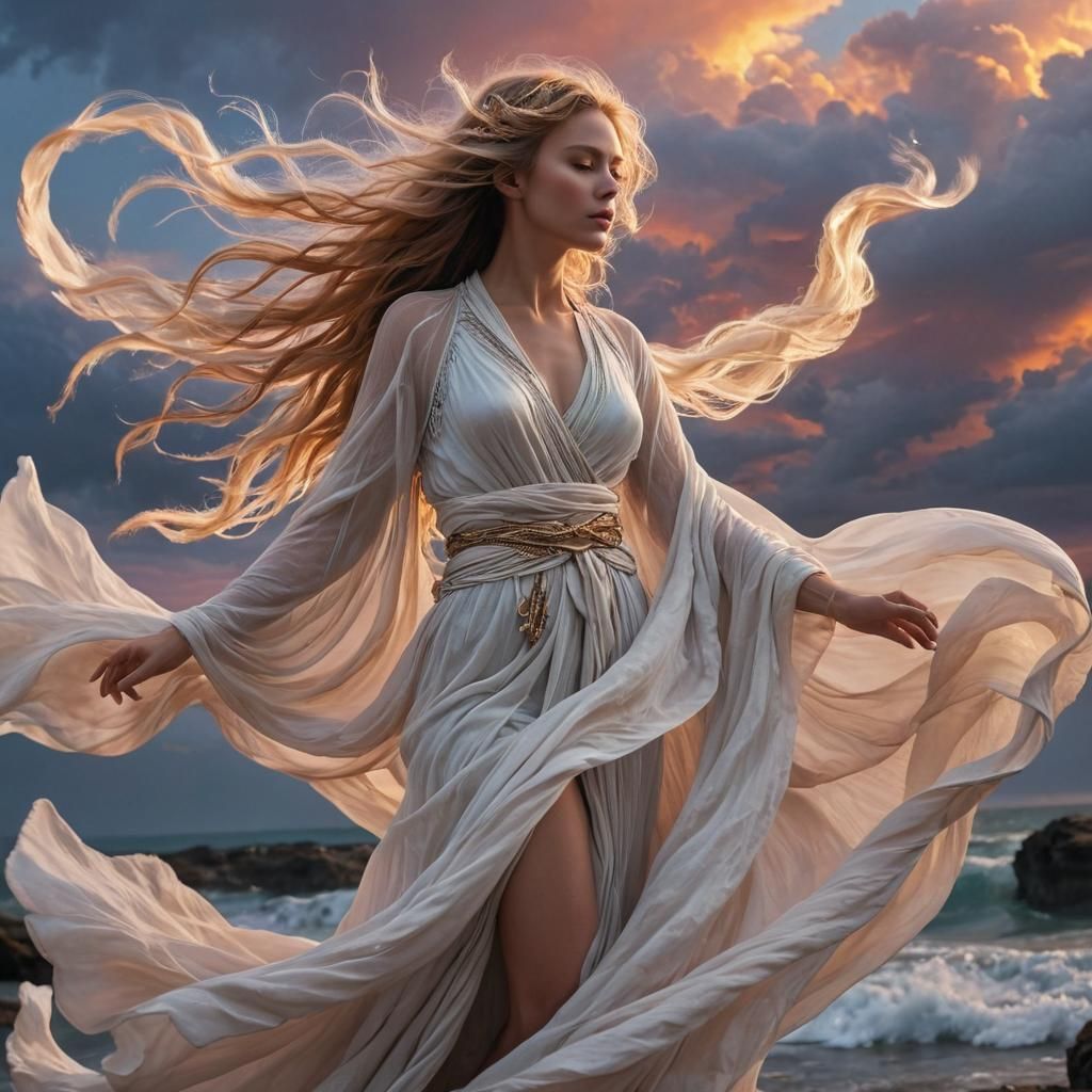 Wind Goddess   by @Rethy