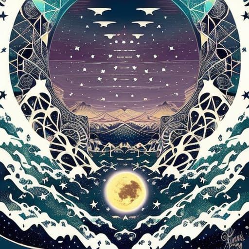 Love and the Sea AI Generated Artwork NightCafe Creator