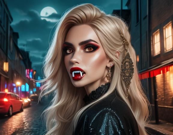 Beautiful vampire