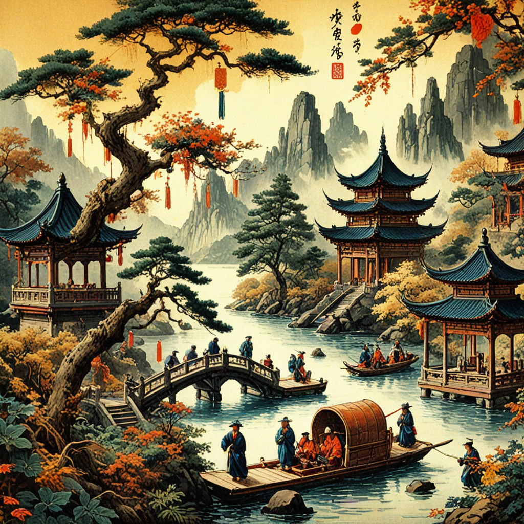 Once upon a time in China  by @Alan Elsam