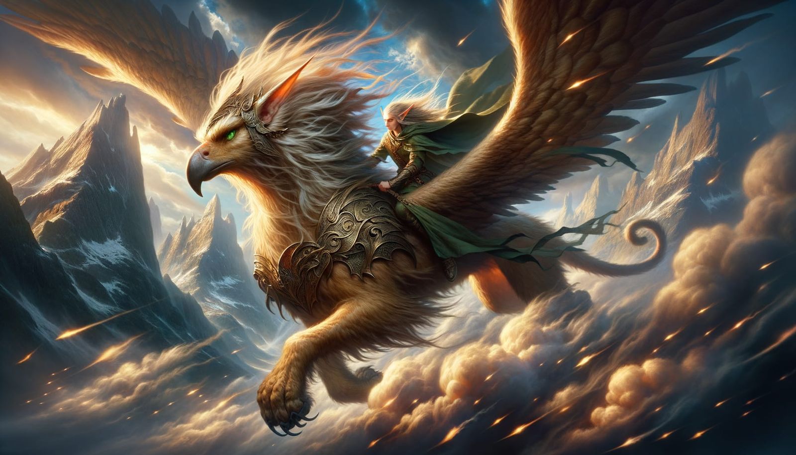 Griffin Rider - AI Generated Artwork - NightCafe Creator