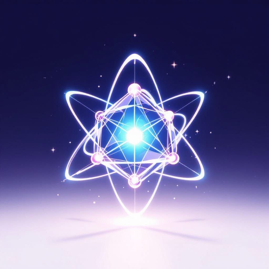 Tetrahedral methane molecule  with hybridisation