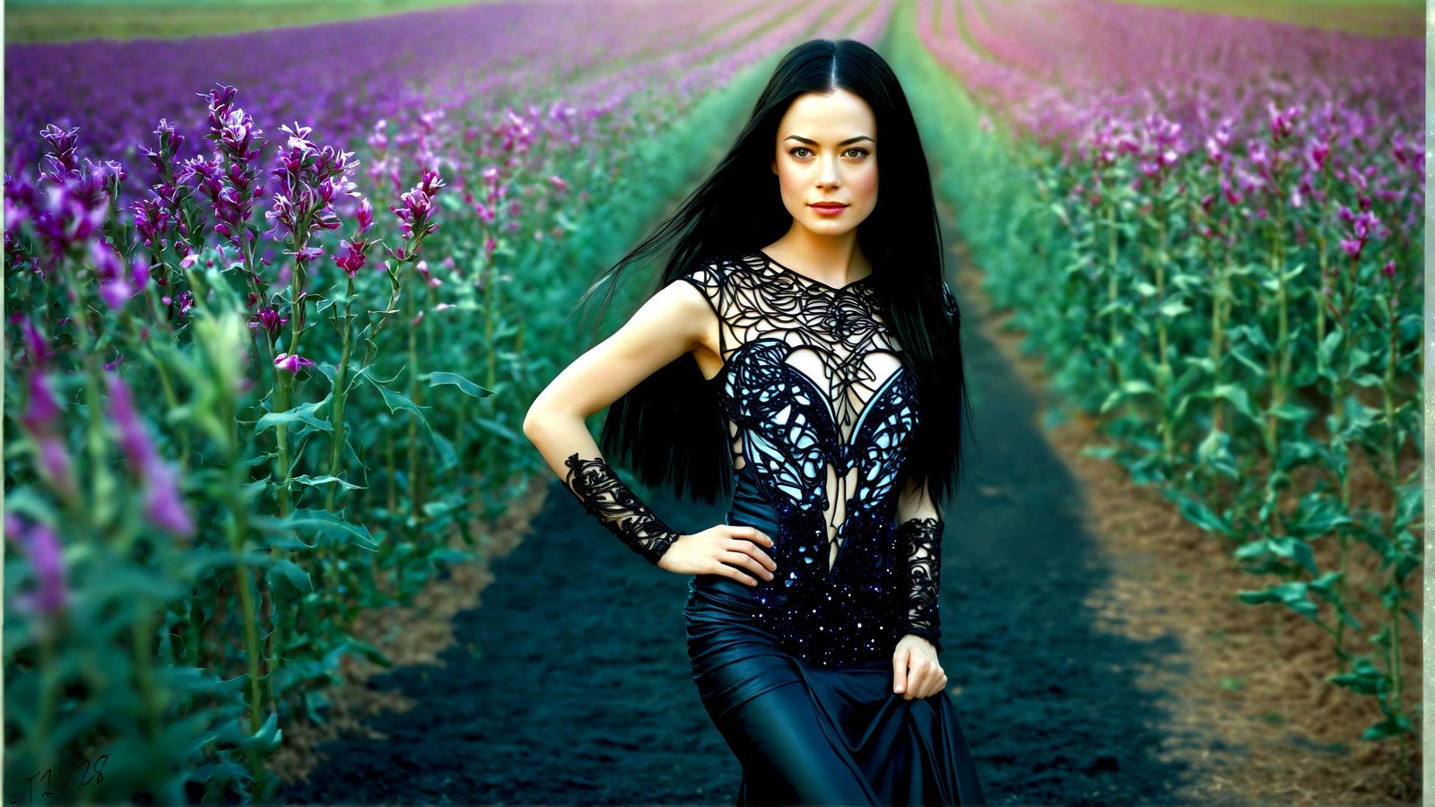 Megan Ravn - Glitter in the air series.