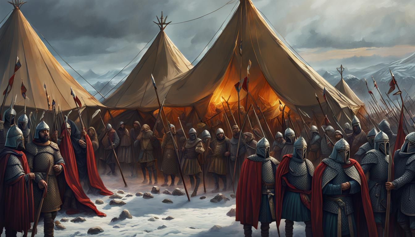 Death of Basil II AI Generated Artwork NightCafe Creator