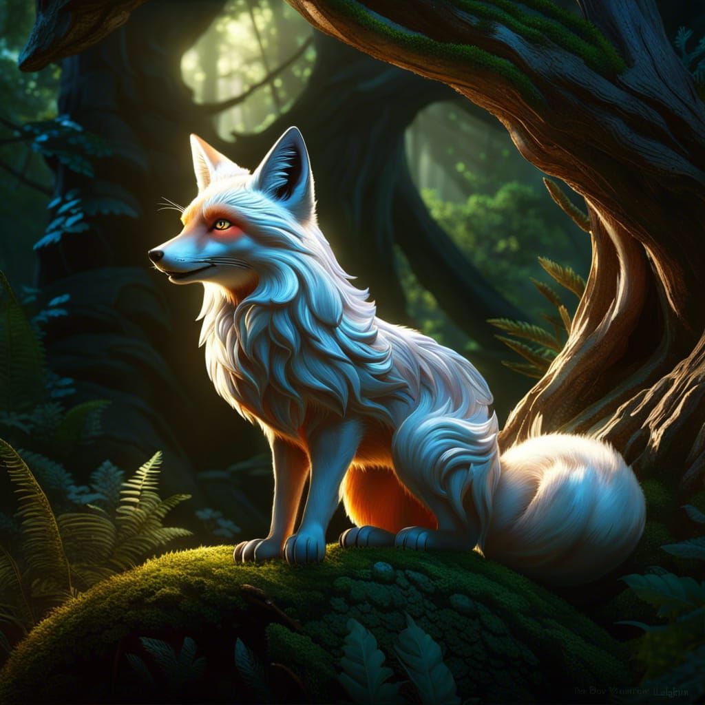 The Luminous Fox - AI Generated Artwork - NightCafe Creator