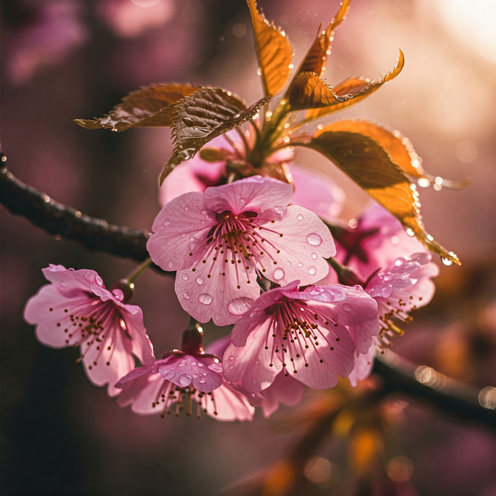 Cherryblossoms after rain