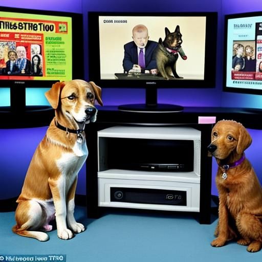 Under the headline 'My name's Fido and I'm a telly addict' t...