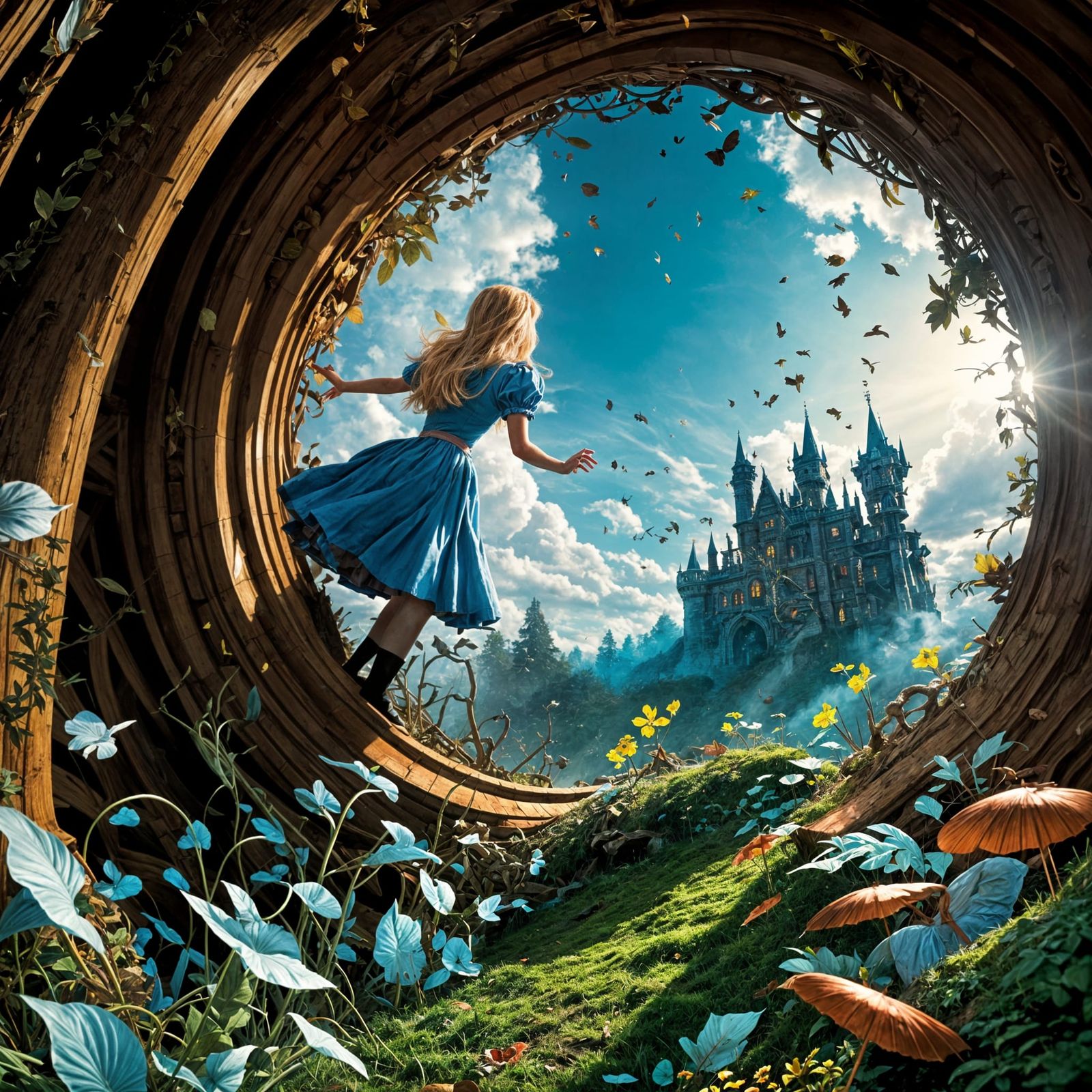 Alice in Wonderland  by @Mumbai AI