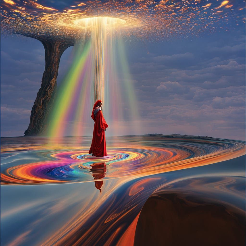 close to transcendence: into the light