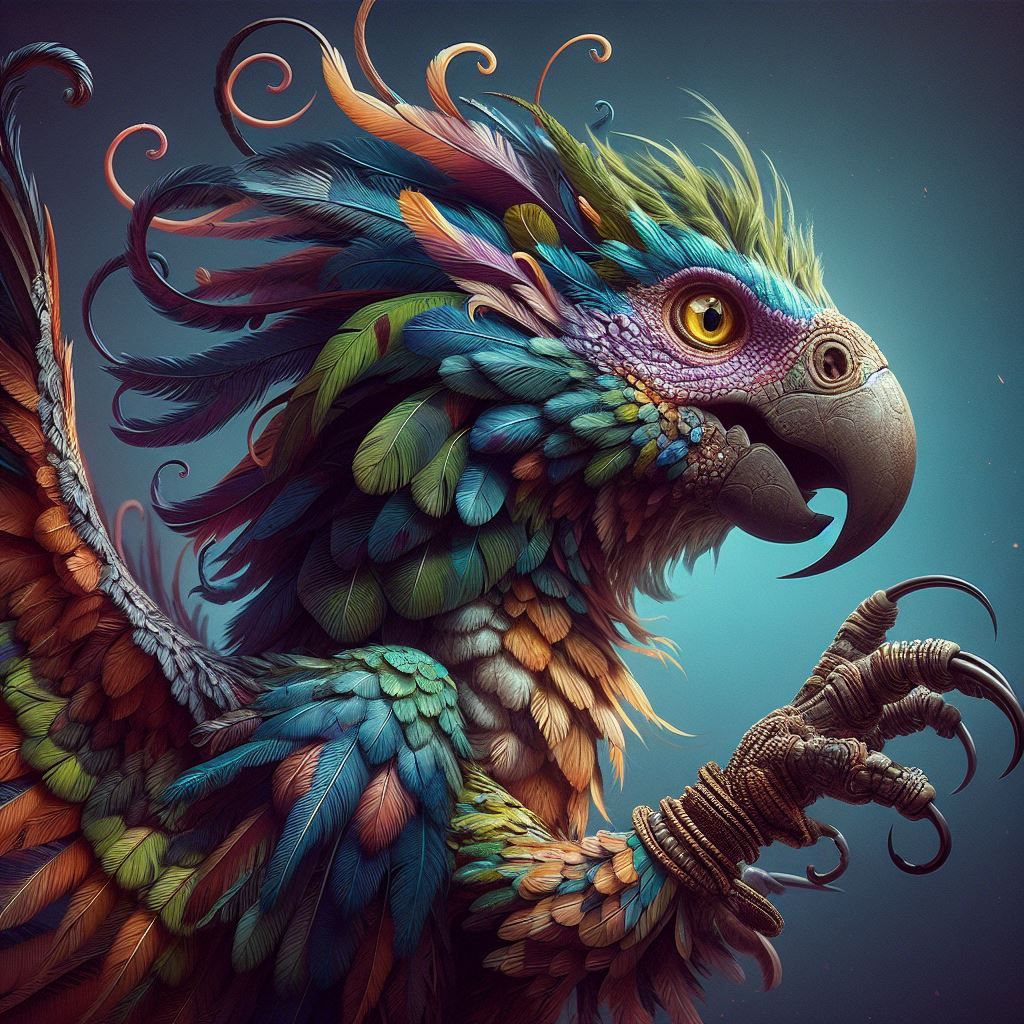 Mad Parrot - AI Generated Artwork - NightCafe Creator