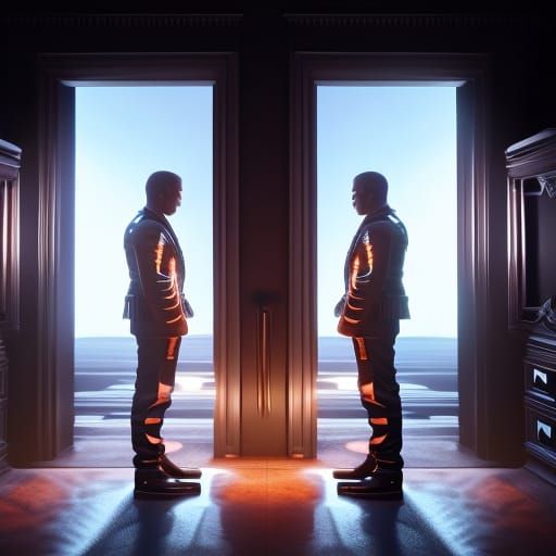 Converging Timelines Iterations AI Generated Artwork NightCafe Creator