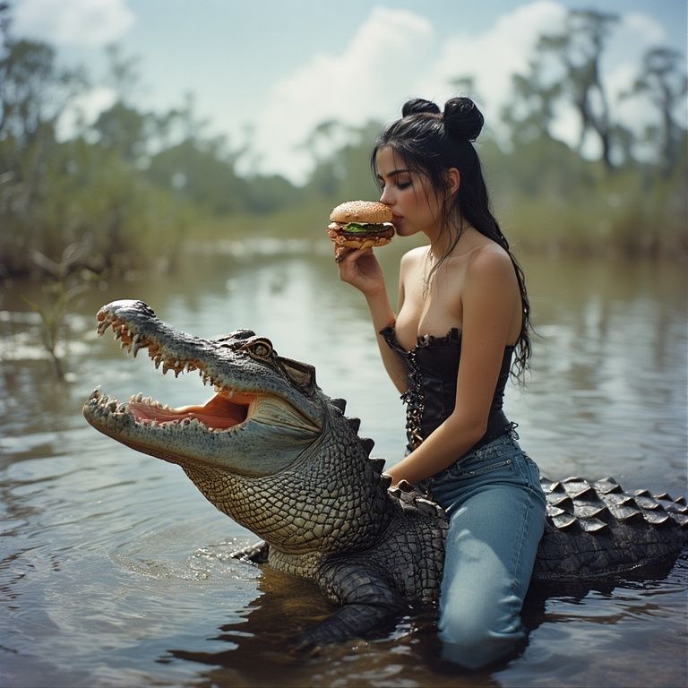 Croc burger