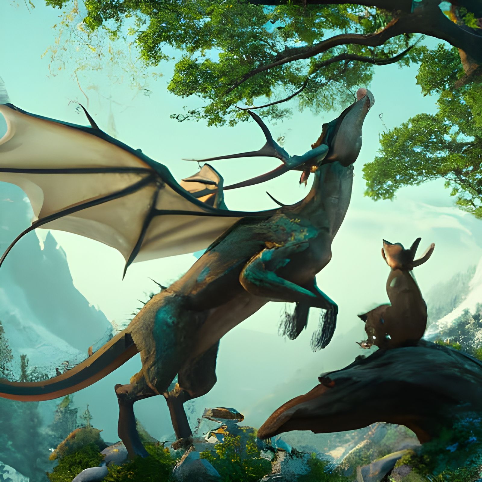 The Forest Dragon calls undefined