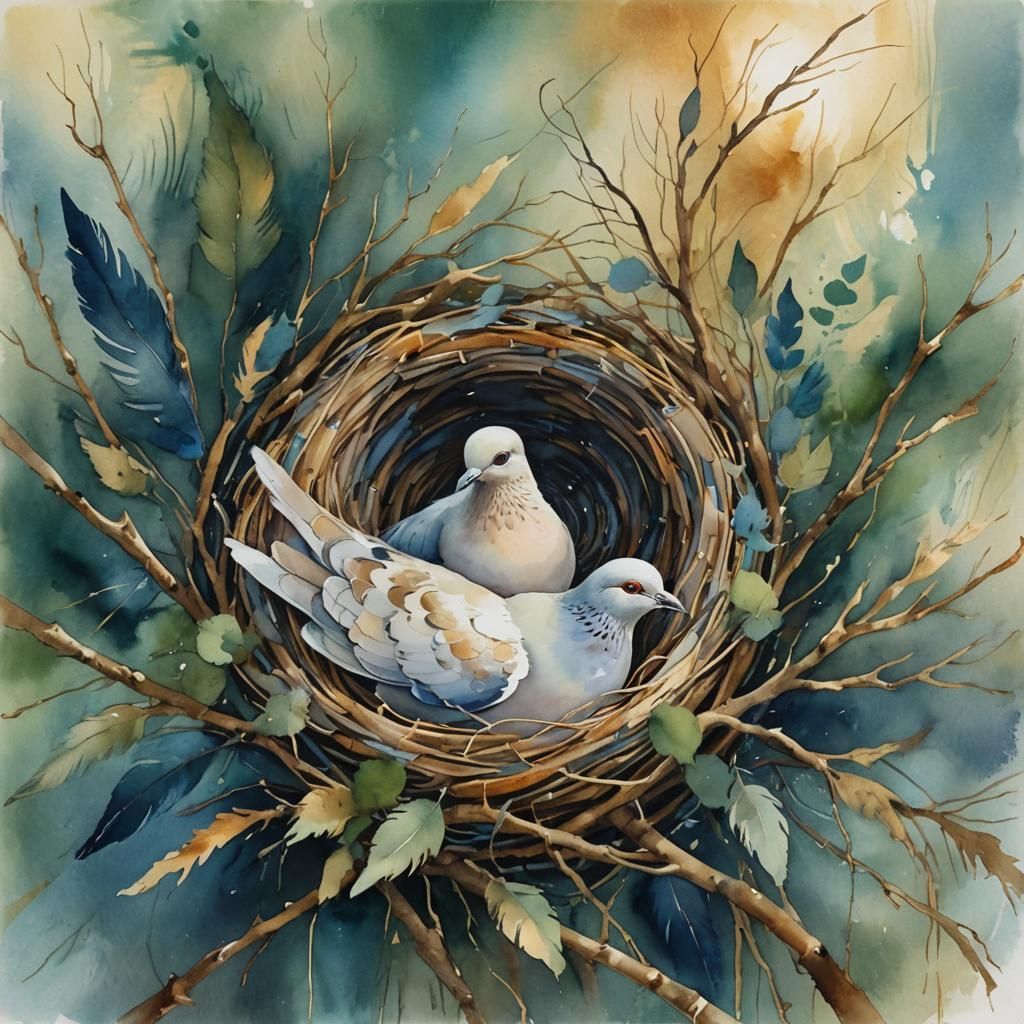 Elegant Doves