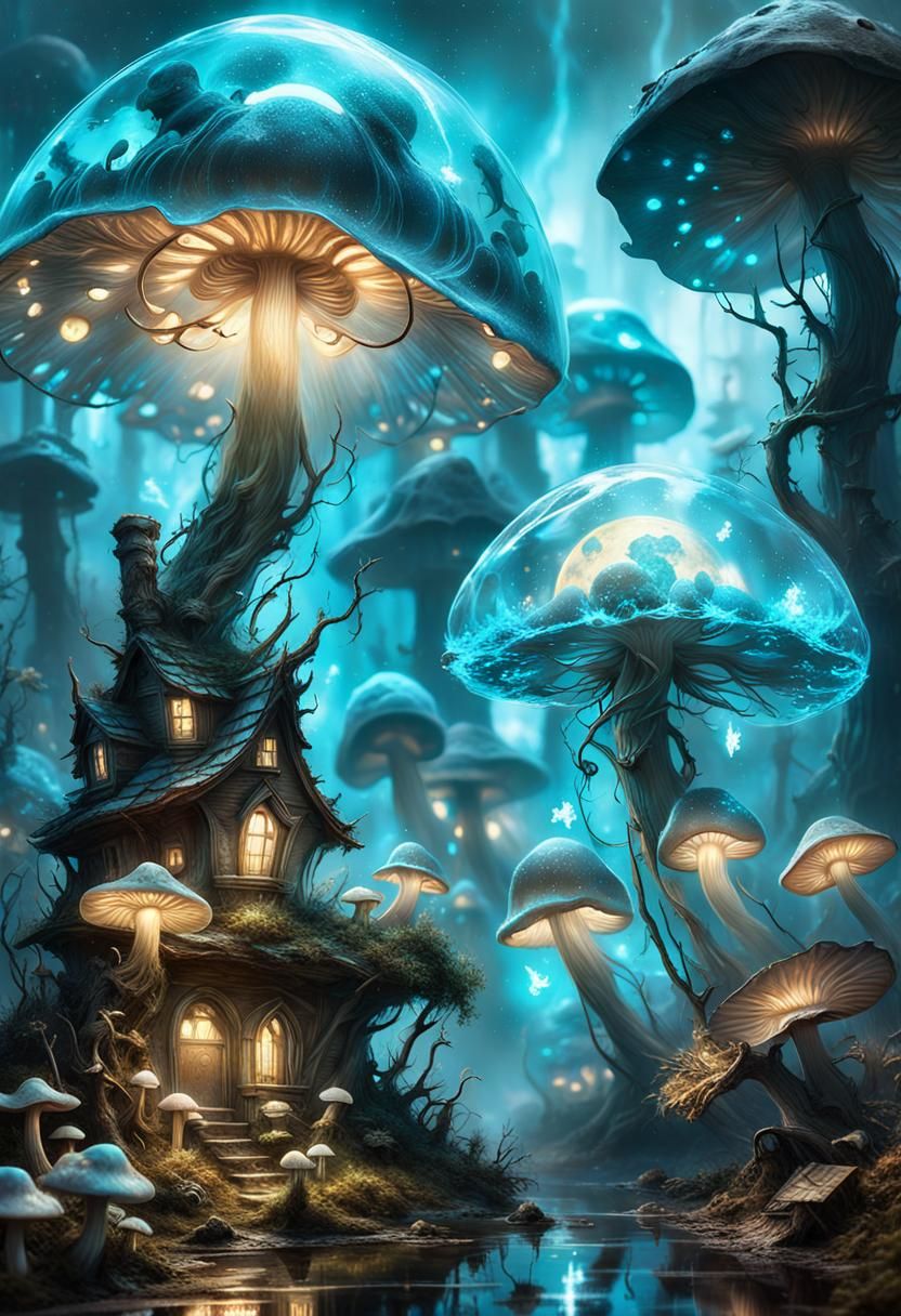 The mushroom kingdom  by @Cilia