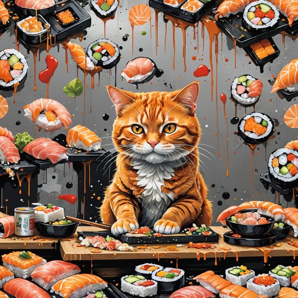It's All About the Sushi  by @Blacklakemermaid