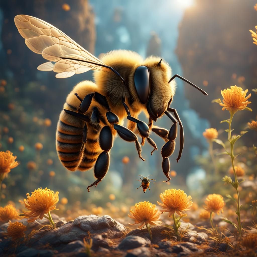 Longline sports bra - Midjourney Ai Bees and Honeycomb - Creation Awaits