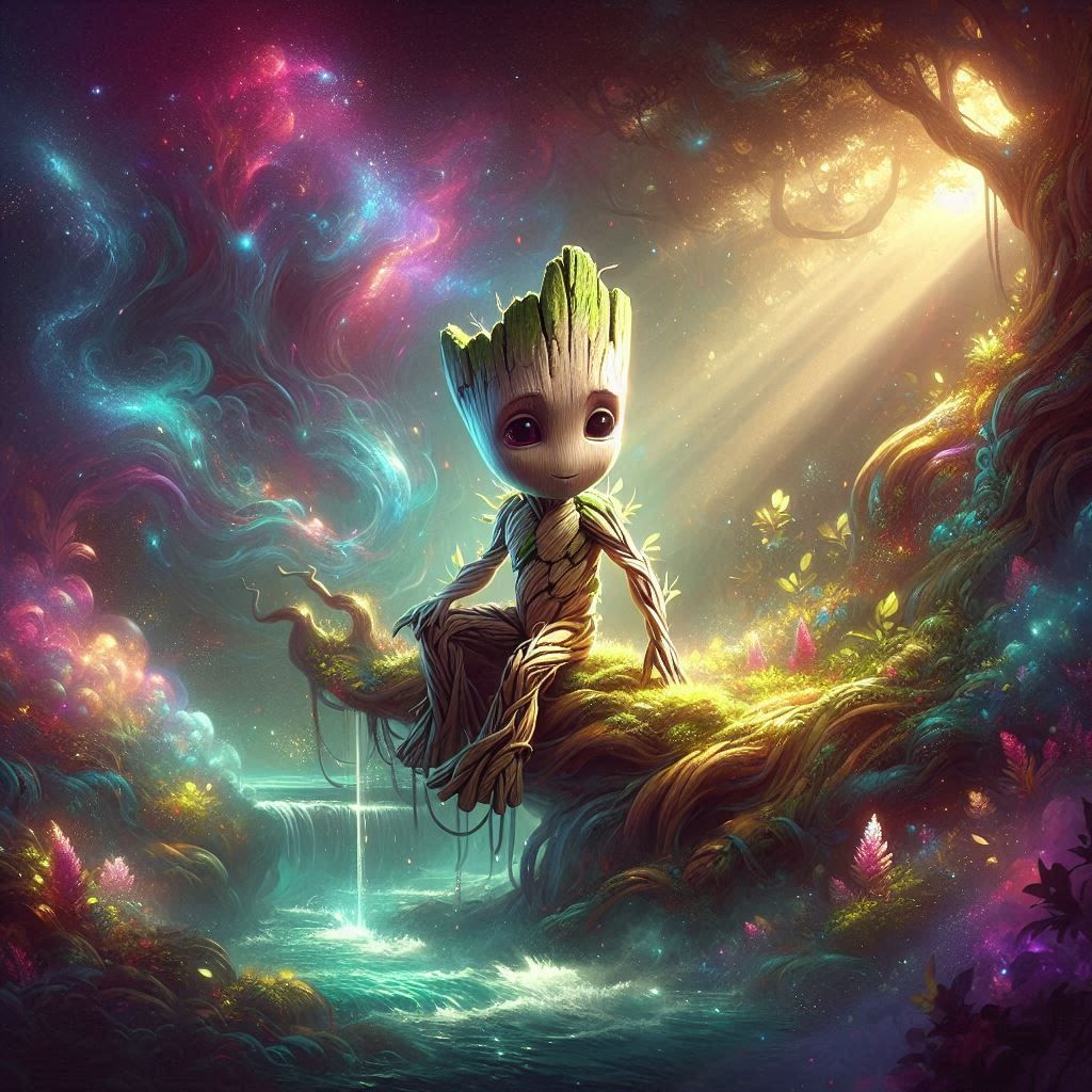 Groot In the Forest