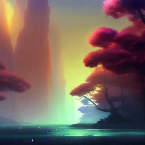 Magical lake
