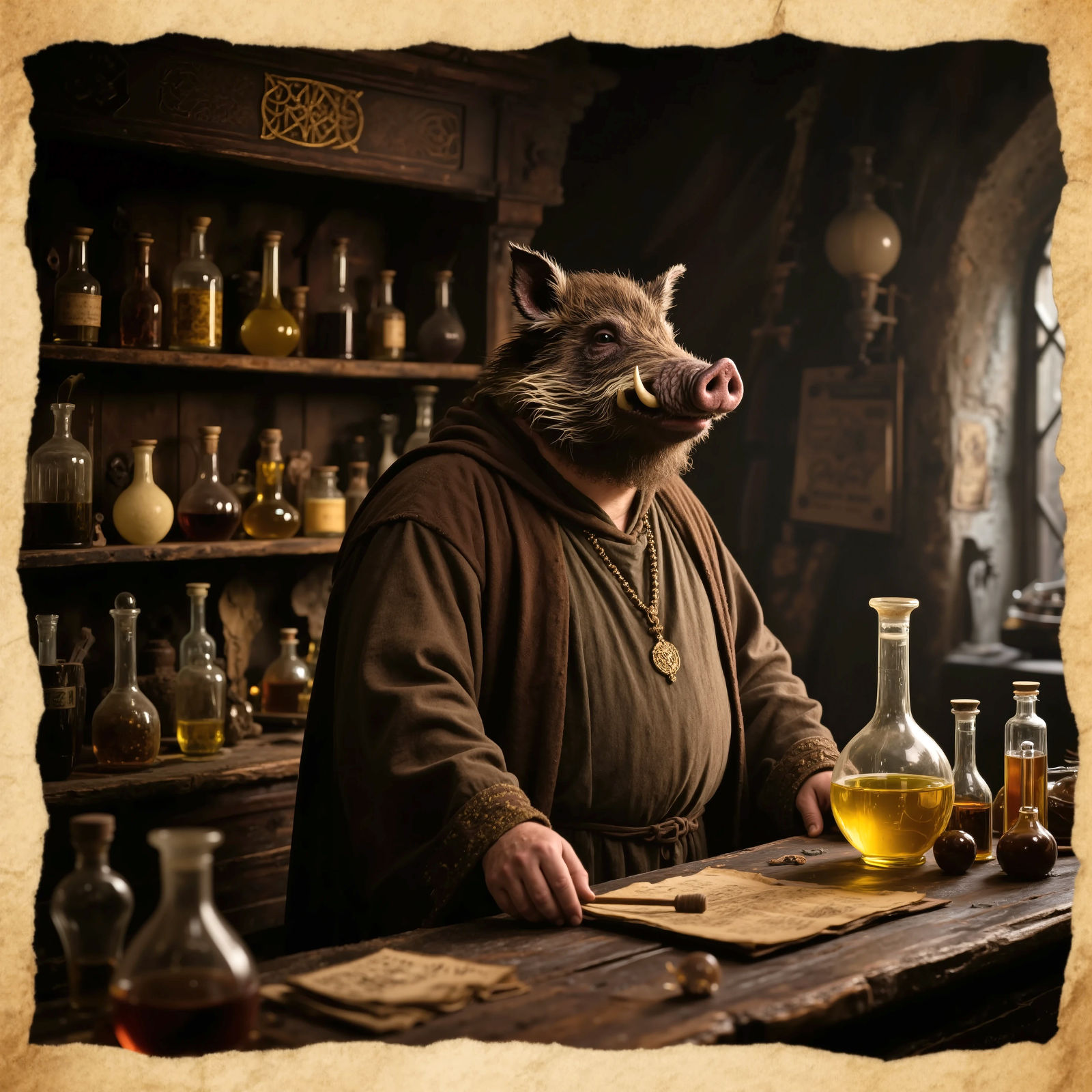 Alchemist and Potion Seller