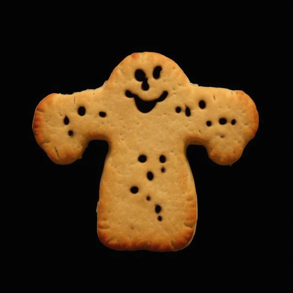 The Friendliest Biscuit Ghost Ever! AI Generated Artwork NightCafe