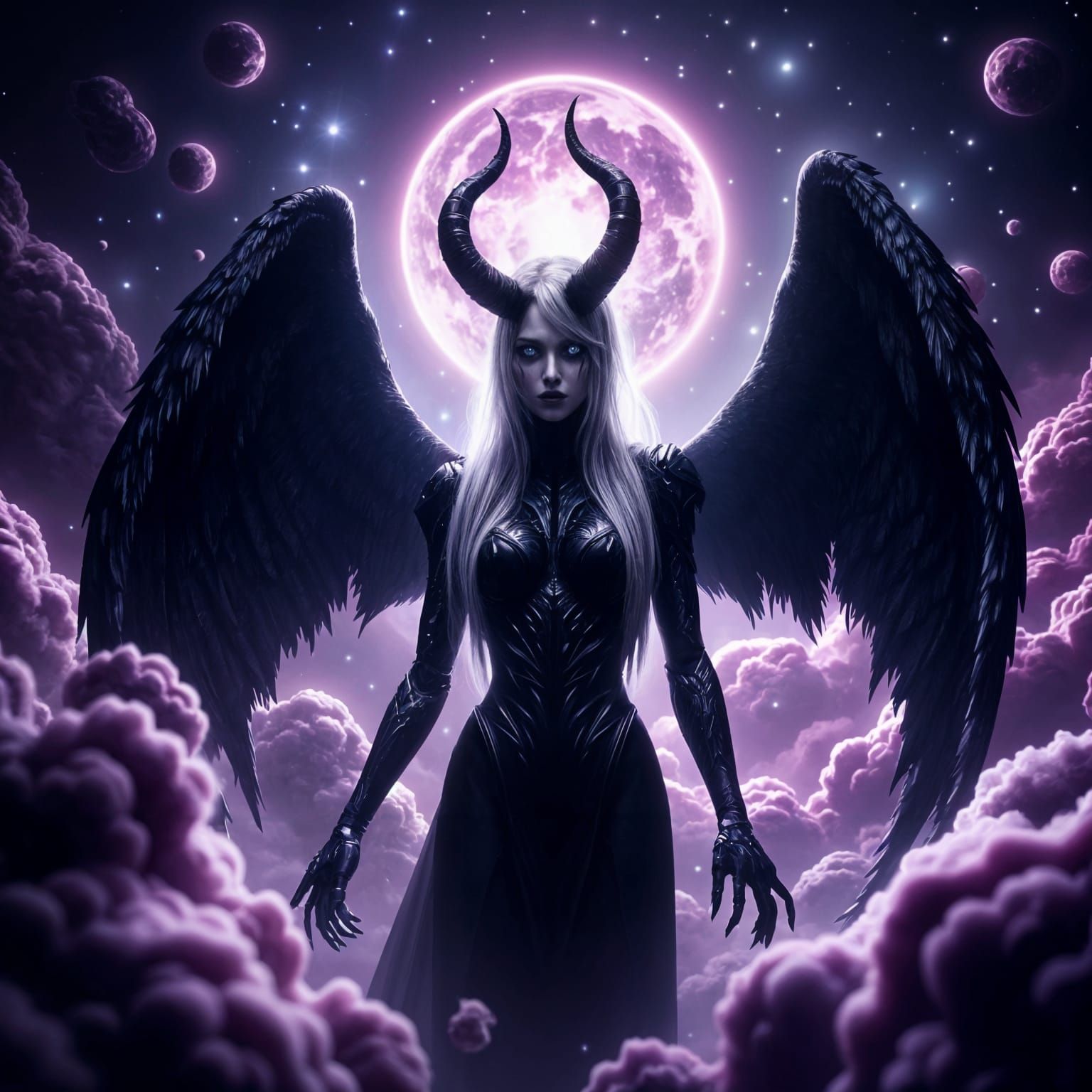 Epic demonic figure