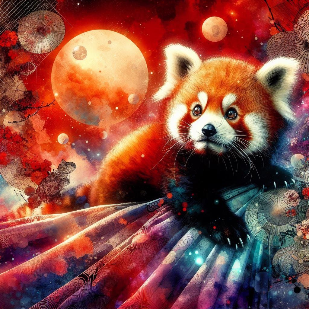 Red Moon : Red Panda