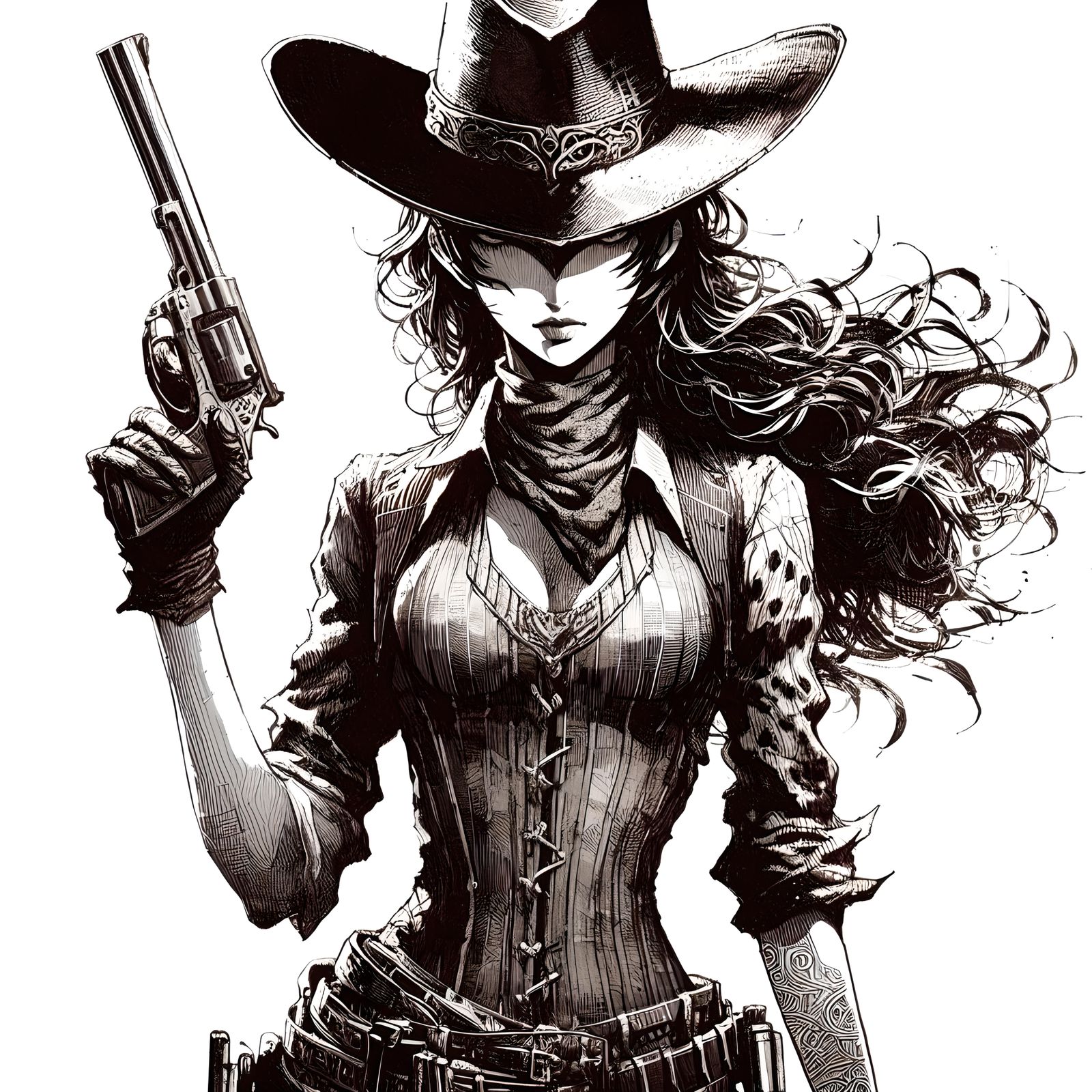 Cowgirl is the boss here!!!