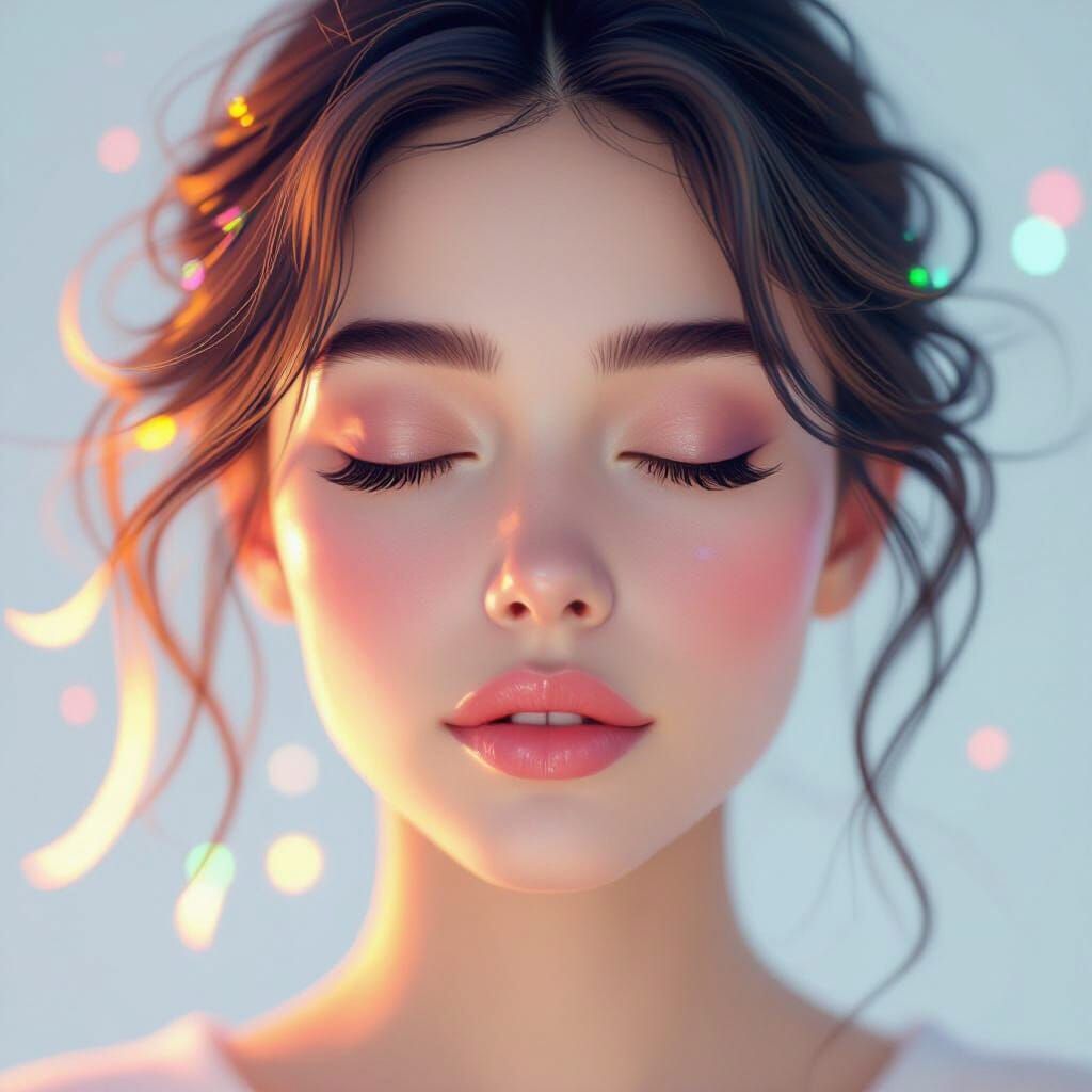 "A vast desert landscape with rippling sand dunes. The camera glides forward slightly as a soft wind creates looping wav...