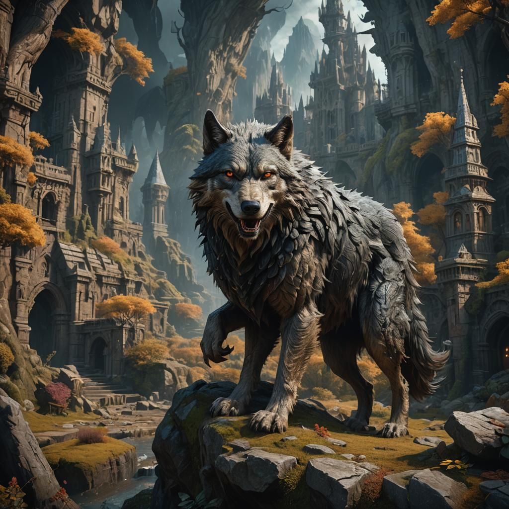 Imagine a warewolf