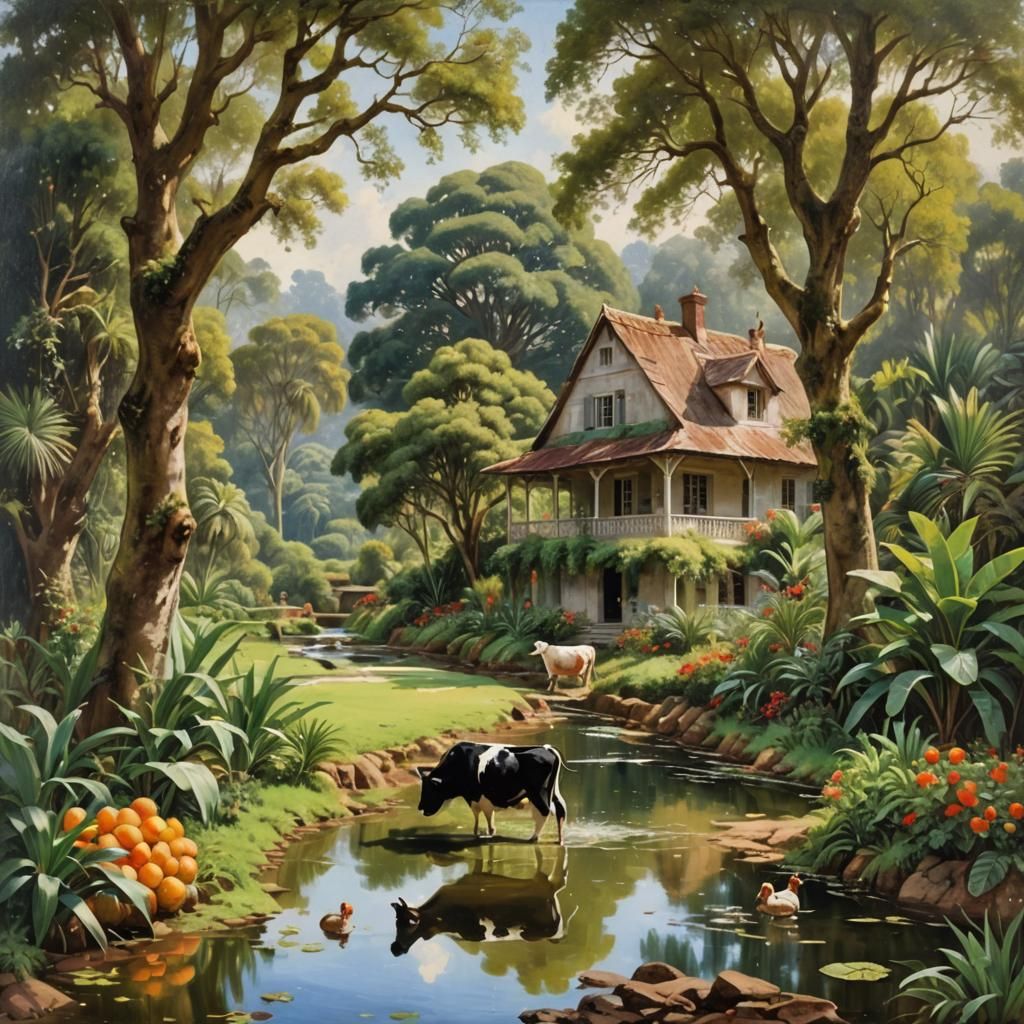 Beautiful country house, in a tropical country.
Surrounded b...