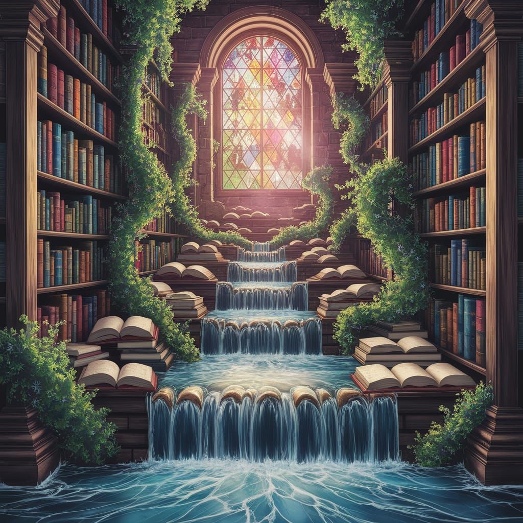 Waterfall  by @Verna-Ann Swaine